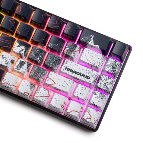 Our signature 65 keyboard (dedicated arrow keys) with dye-sub PBT keycaps. . 100thieves keyboard